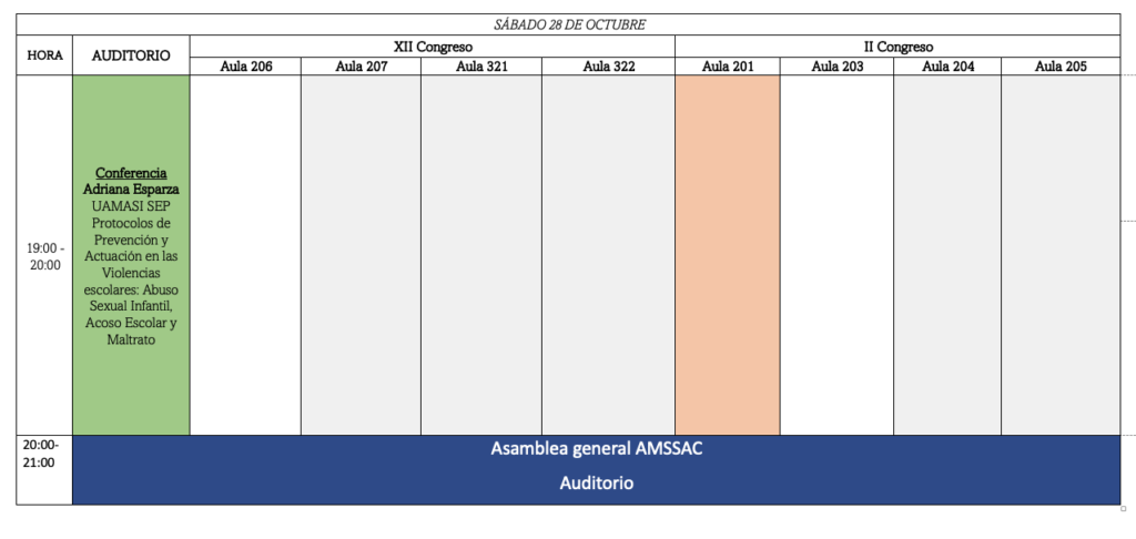 Programa Final Congresos Amssac 2023 Amssac Asociación Mexicana Para La Salud Sexual Ac